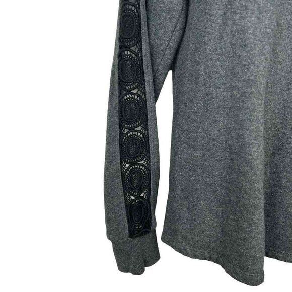 Fabletics Sweatshirt size Medium gray black - Picture 2 of 7
